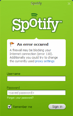 spotify password reset link not working android