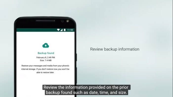 WhatsApp-Backup von Google Drive wiederherstellen