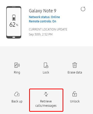 how do I backup and restore data in Samsung